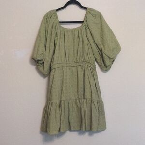 Ivy City Green Kinsey Eyelet Dress